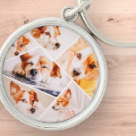 Porte-clés Animaux de compagnie Moderne Simple Personnalisé 6<br><div class="desc">Ce design simple et moderne est composé de typographie sans serif. Ajoutez une photo d'animal de compagnie personnalisée.</div>