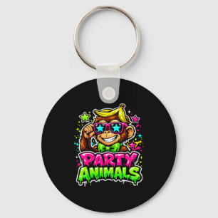 Porte-clés Animaux de fête maillot de baseball singe drôle vi