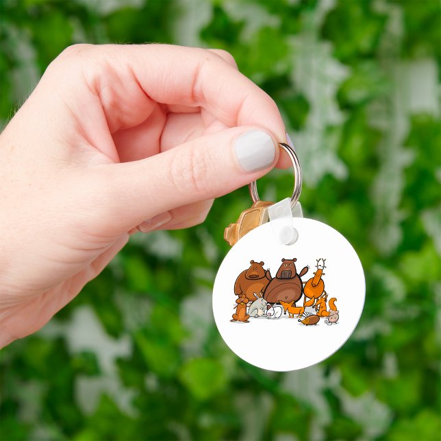 Porte-clés Animaux de forêt drôles Créatures mignonnes des bo (Créateur téléchargé)