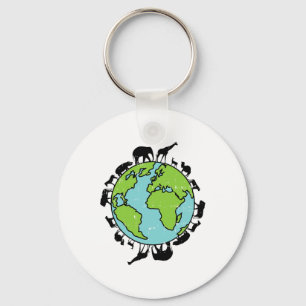 Porte-clés Animaux de la Terre Conservation de la faune Envir