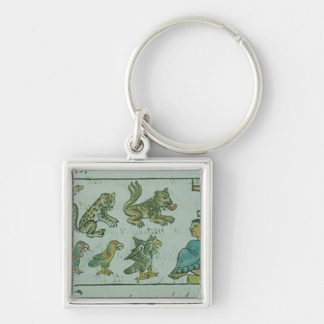 Porte-clés Animaux de l'empereur aztèque (Devant)