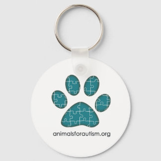 Porte-clés Animaux pour l'autisme Logo Porte - clé