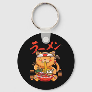 Porte-clés Anime Girl Waifu Who Loves Anime Ramen And Sketchi