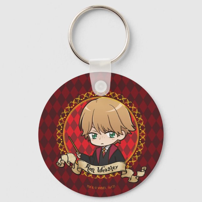 Porte-clés Anime Ron Weasley (Recto)