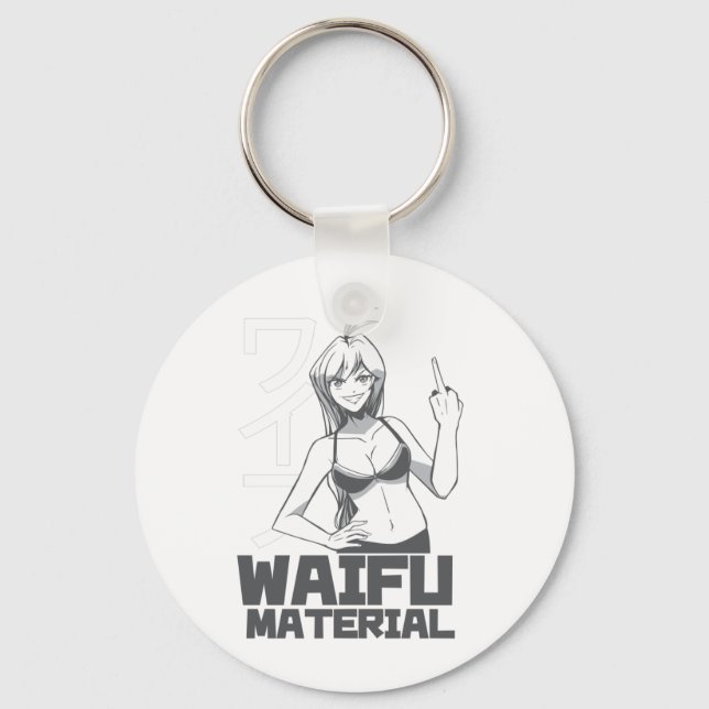 Porte-clés Anime Waifu (Recto)