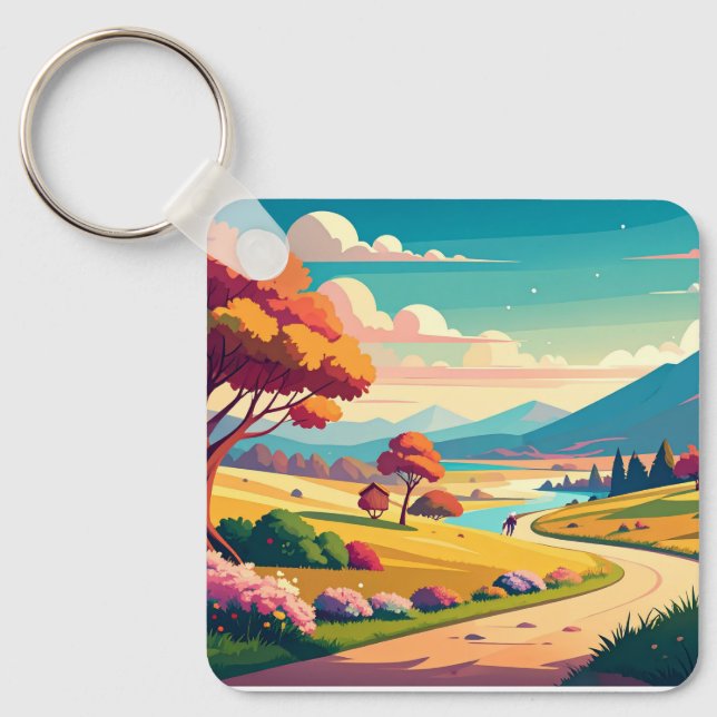 Porte-clés Anime world (Recto)