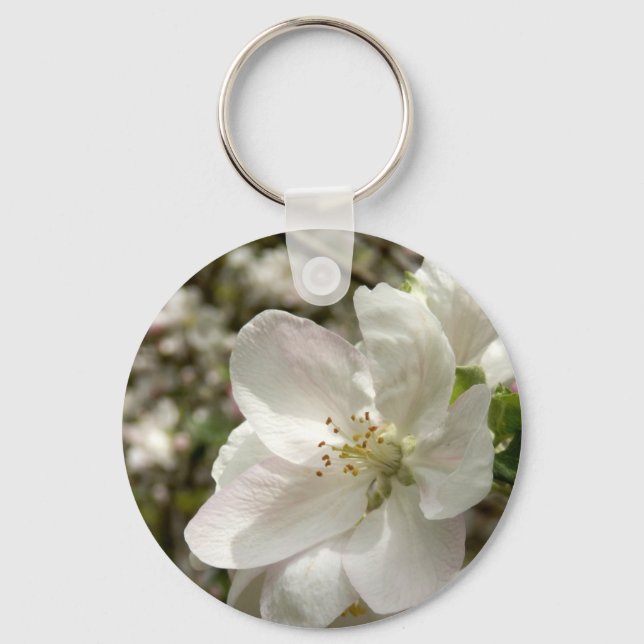 Porte-clés Anneau de clé Apple Blossom (Recto)