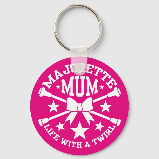 Porte-clés Anneau de clé majorette Mum (Recto)