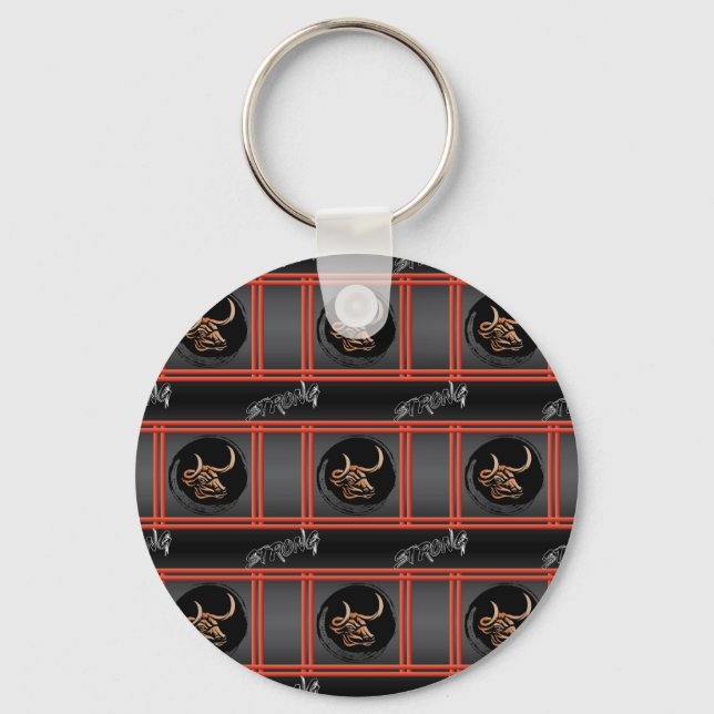 Porte-clés Année chinoise du boeuf - Fort (Recto)