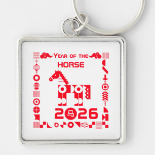 Porte-clés Année du cheval 2026