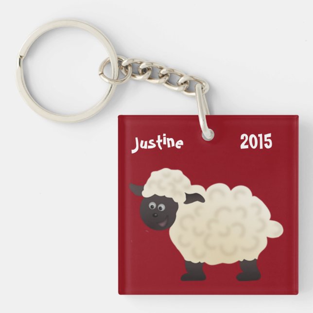 Porte-clés Année mignonne du porte - clé de moutons (Devant)