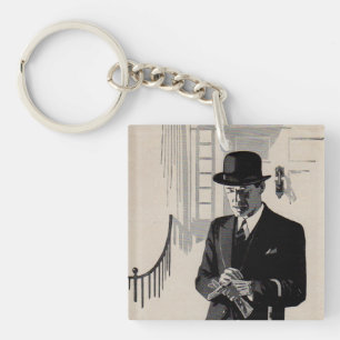Porte-clés Années 1920 M. Natty l'homme habillé