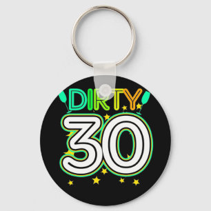 Porte-clés Anniversaire 30 ans Joyeux 30e anniversaire