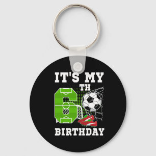 Porte-clés Anniversaire 6 Ans C'est Mon 6ème Anniversaire Foo