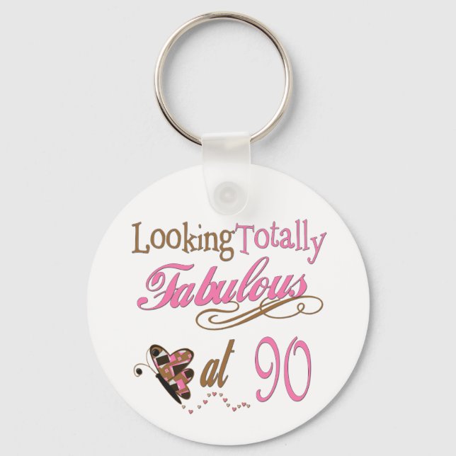 Porte-clés Anniversaire 90 ans (Recto)
