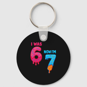 Porte-clés Anniversaire de 7 Ans J'avais 6 Ans Maintenant J'a