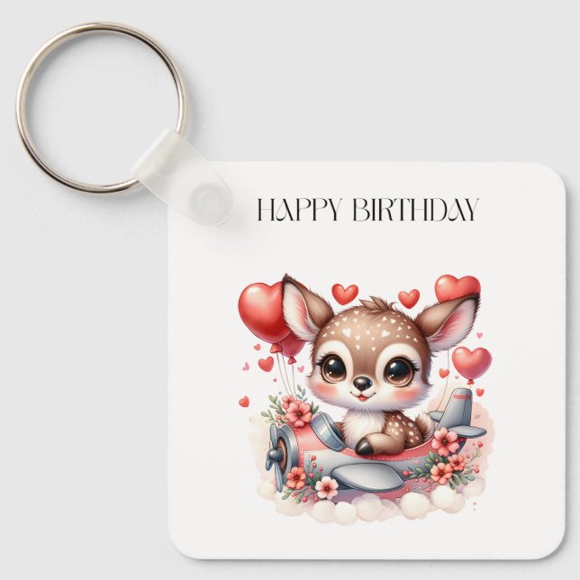 Porte-clés Anniversaire de Deer Pilot (Recto)