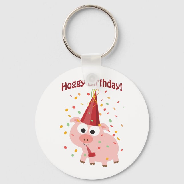 Porte-clés Anniversaire de Hoggy ! (Recto)