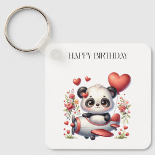 Porte-clés Anniversaire de Panda Pilote