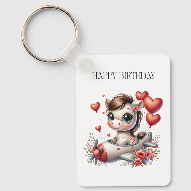 Porte-clés Anniversaire de Pony Pilot (Recto)