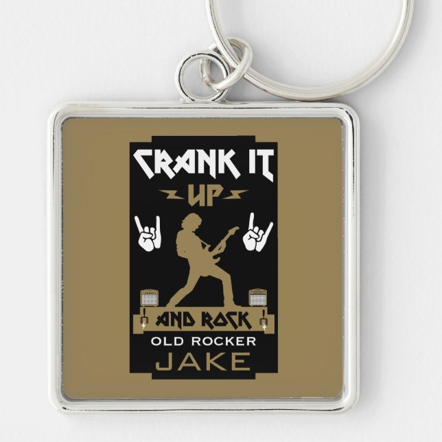 Porte-clés Anniversaire des Rockers de 60 ans (Devant)
