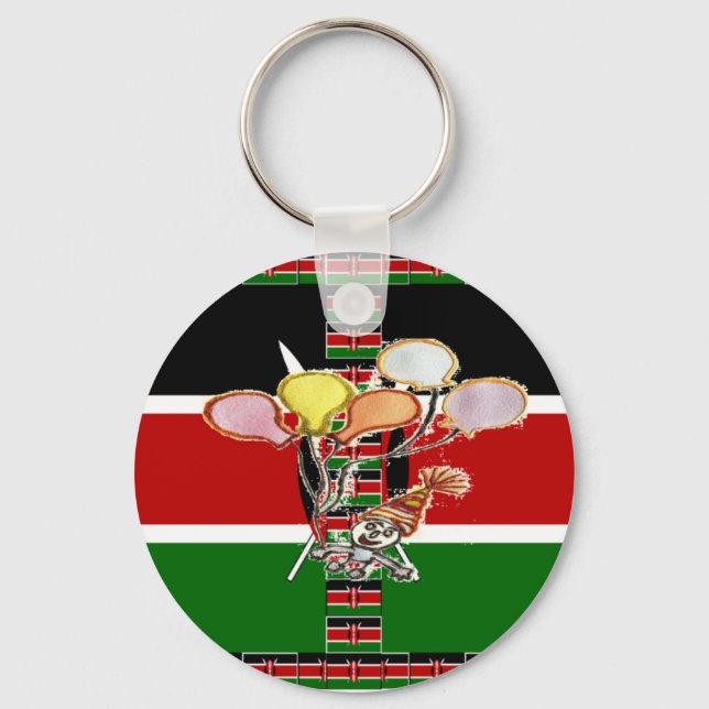 Porte-clés anniversaire du Kenya (Recto)