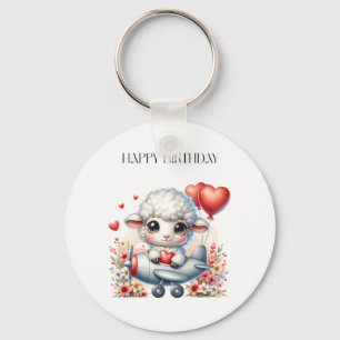 Porte-clés Anniversaire du pilote de mouton