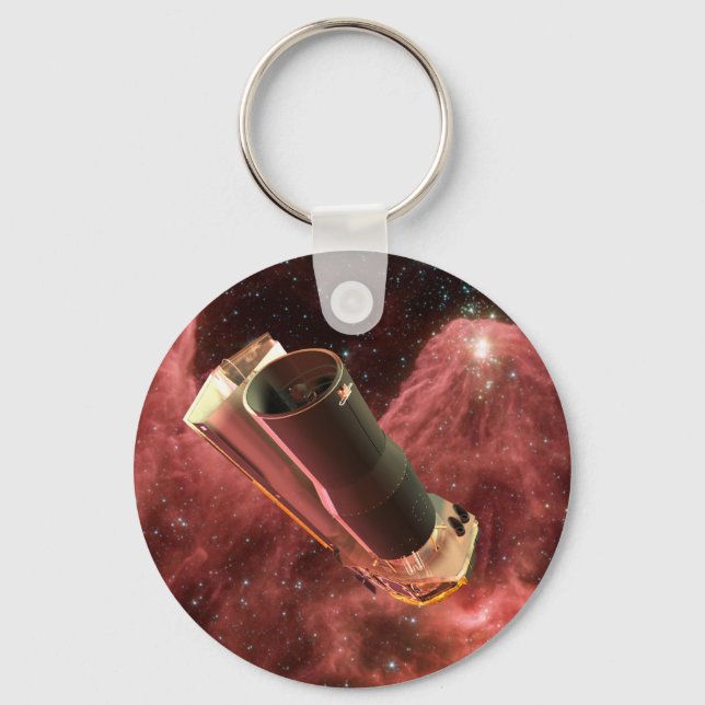 Porte-clés Anniversaire du télescope Spitzer (Recto)