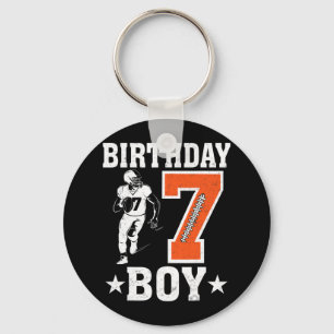Porte-clés Anniversaire Garçon 7 Ans Football Amour 7e Annive