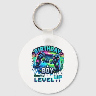 Porte-clés Anniversaire Garçon Temps De Niveau Up Video Jeu A