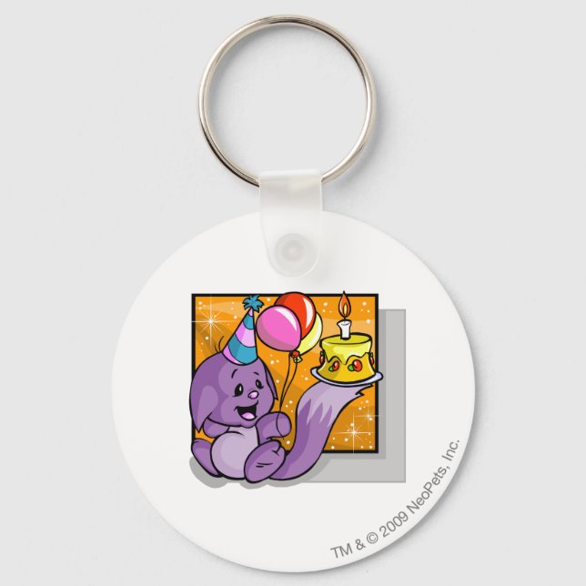 Porte-clés Anniversaire Kacheek (Recto)