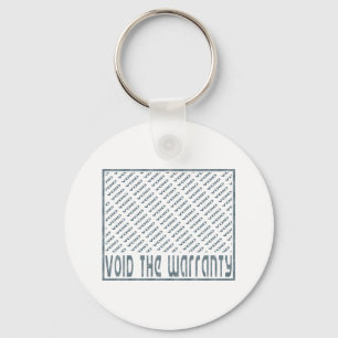 Porte-clés Annuler la garantie