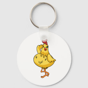 Porte-clés Another very silly Chicken