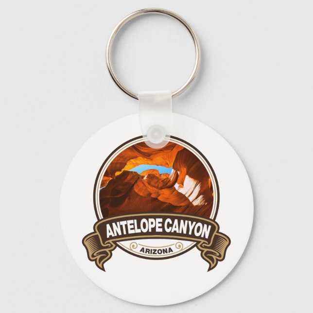 Porte-clés Antelope Canyon Arizona Travel Badge (Recto)