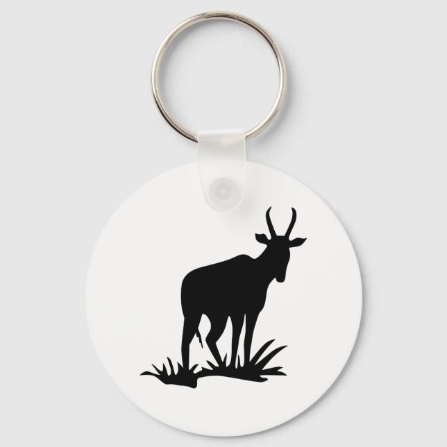 Porte-clés Antelope Silhouette (Recto)