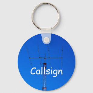 Porte-clés Antenne de faisceau et Callsign