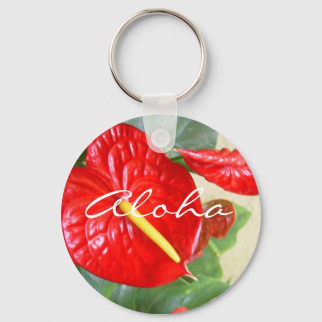 Porte-clés Anthurium Aloha Porte - clé (Recto)