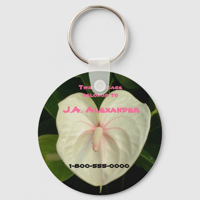 Porte-clés Anthurium Luggage Tags (Recto)