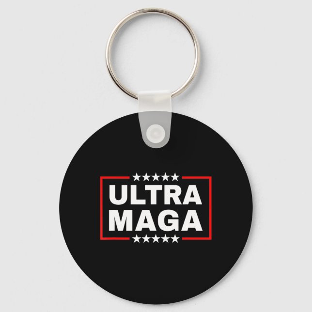Porte-clés Anti Joe Biden Ultra Maga  (Recto)