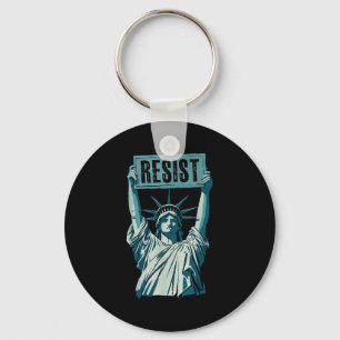 Porte-clés Anti-trump résiste pas à mon président Anti-trump 