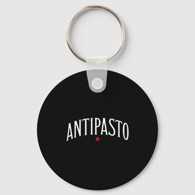 Porte-clés Antipasto, Italian Food Lover Foodie  (Recto)