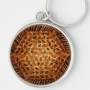 Porte-clés Antique Basket Weave Detail