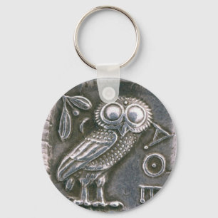 PORTE-CLÉS ANTIQUE OWL