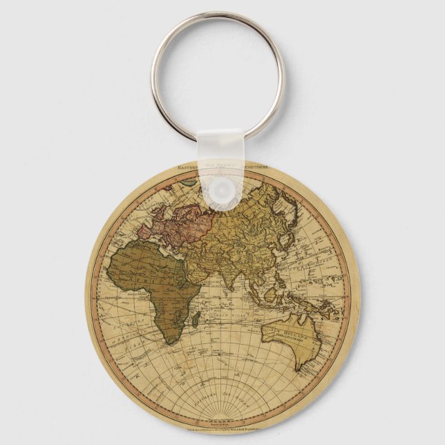 Porte-clés Antique William Filament 1786 Eastern Hemisphere (Recto)
