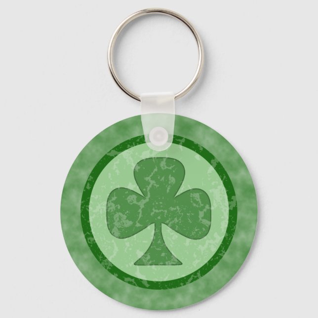 Porte-clés Antiqued Shamrock (Recto)