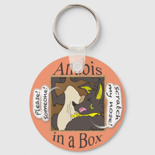 Porte-clés Anubis In a Box (Closed Eyes)
