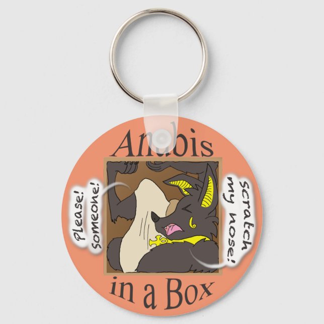 Porte-clés Anubis In a Box (Closed Eyes) (Recto)