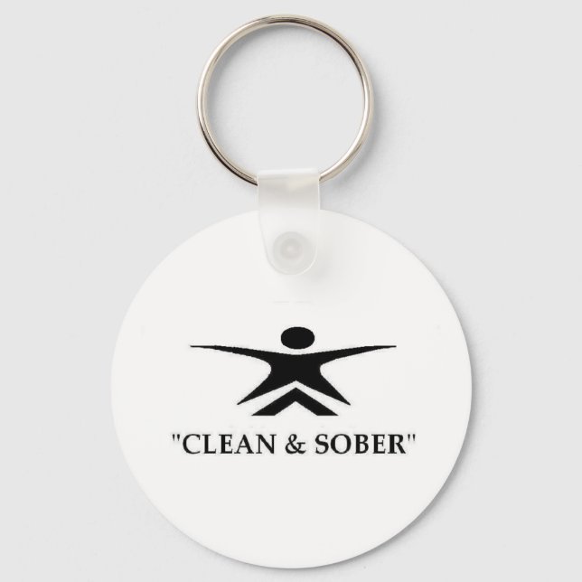 Porte-clés Anuemi Clean & Sober Porte - clé! (Recto)