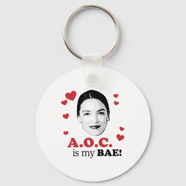 Porte-clés AOC est mon BAE (Recto)