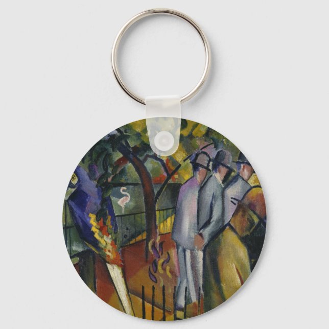 Porte-clés Août Macke | Jardin zoologique I (Recto)